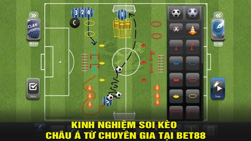 Kinh nghiệm soi kèo châu á từ chuyên gia tại bet88